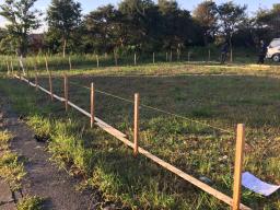 基礎工事　遣り方