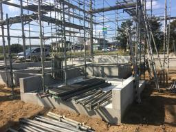 基礎工事　完成