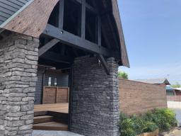 外壁工事　エントランス